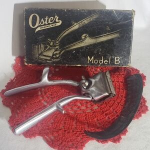 Vintage Oster Model B Handheld Trimmer In Original Packaging